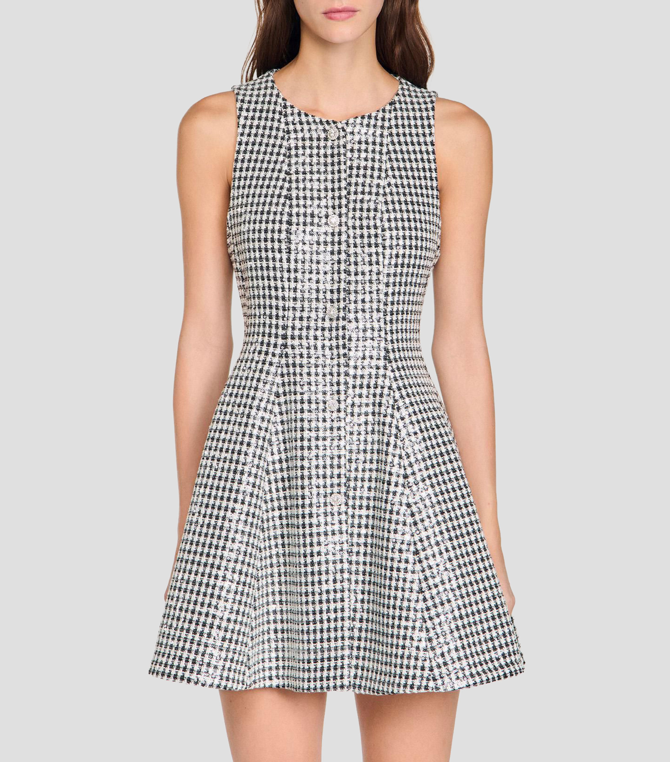 Vestido corto de diseño fantasía Mujer